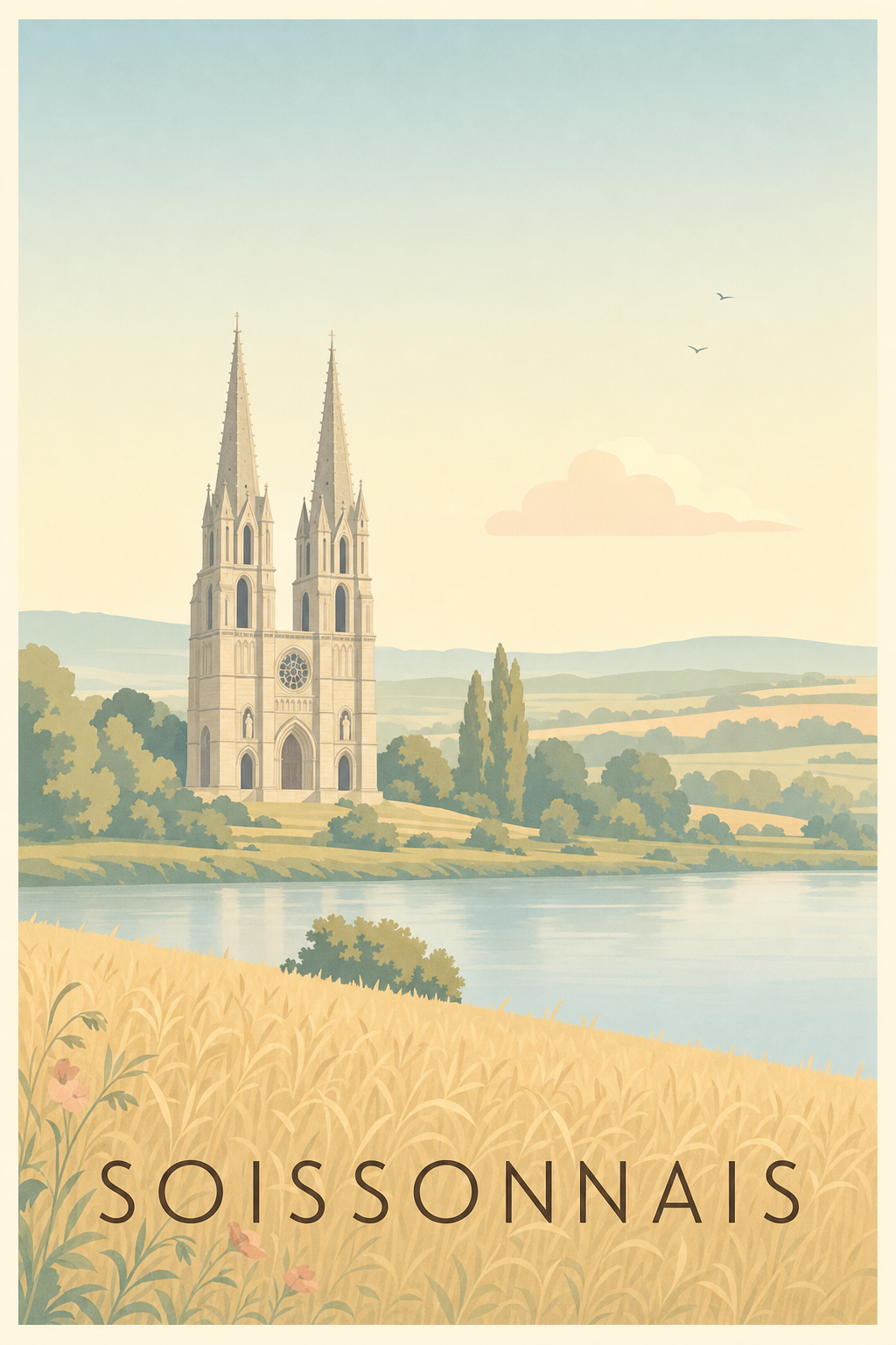 Affiche du Soissonnais - Poster de Soissons