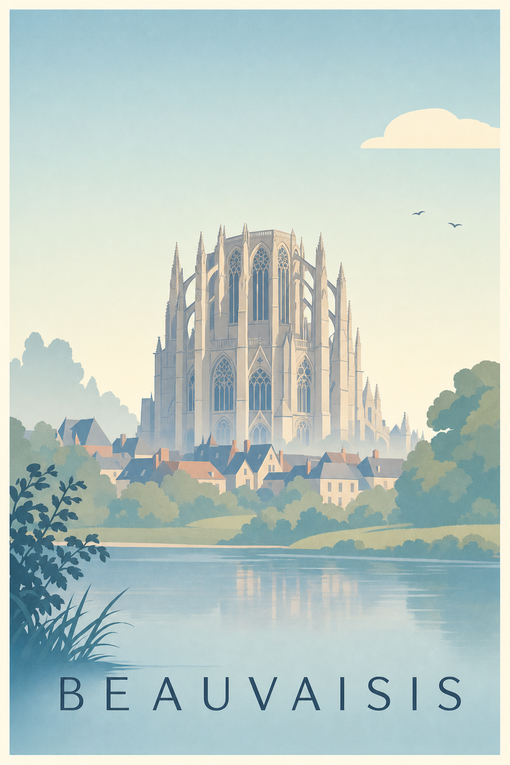 Affiche du Beauvaisis - Poster de Beauvais