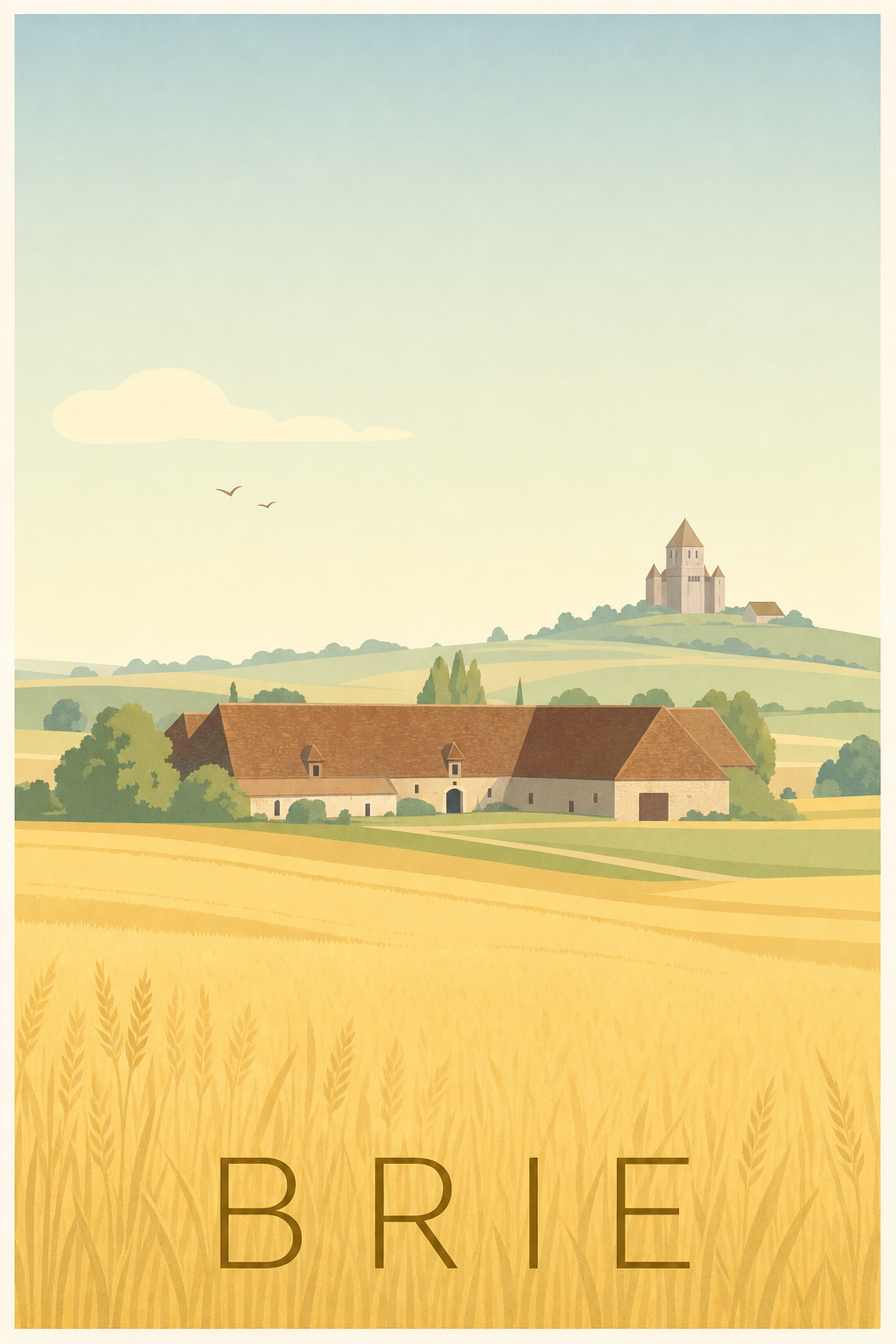 Affiche de la Brie - Poster de Provins
