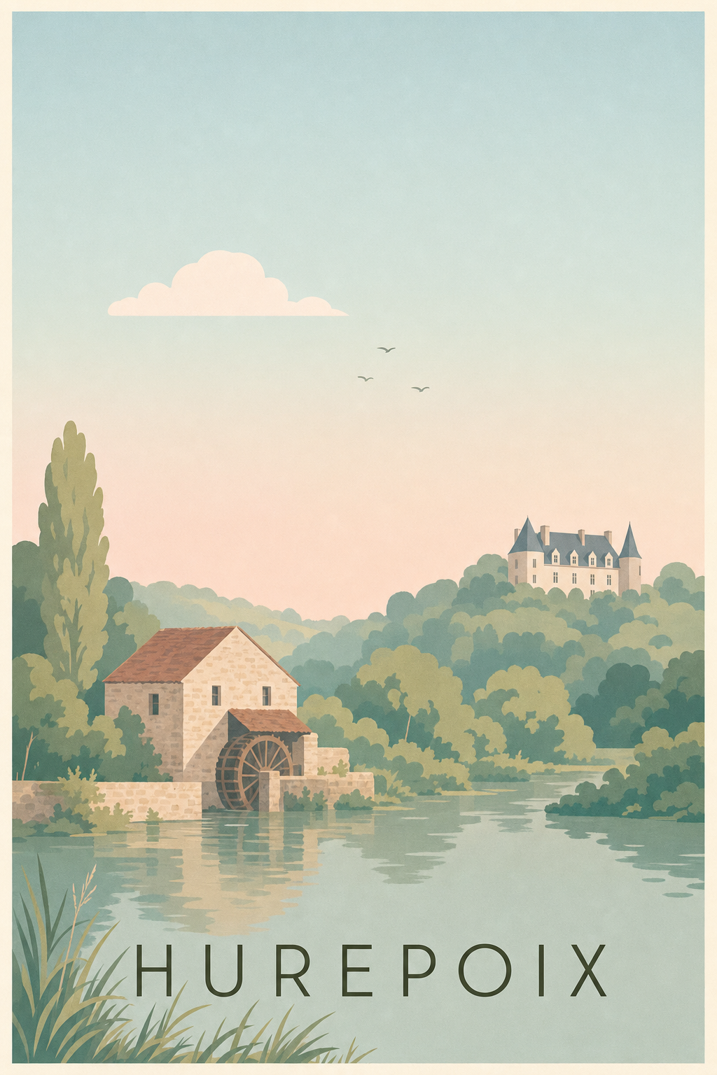 Affiche du Hurepoix - Poster de la vallée de Chevreuse