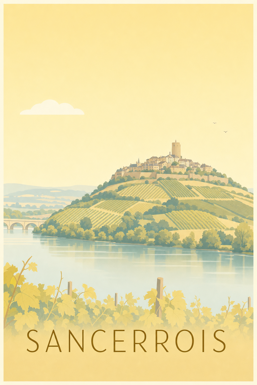 Affiche du Sancerrois - Poster de Sancerre