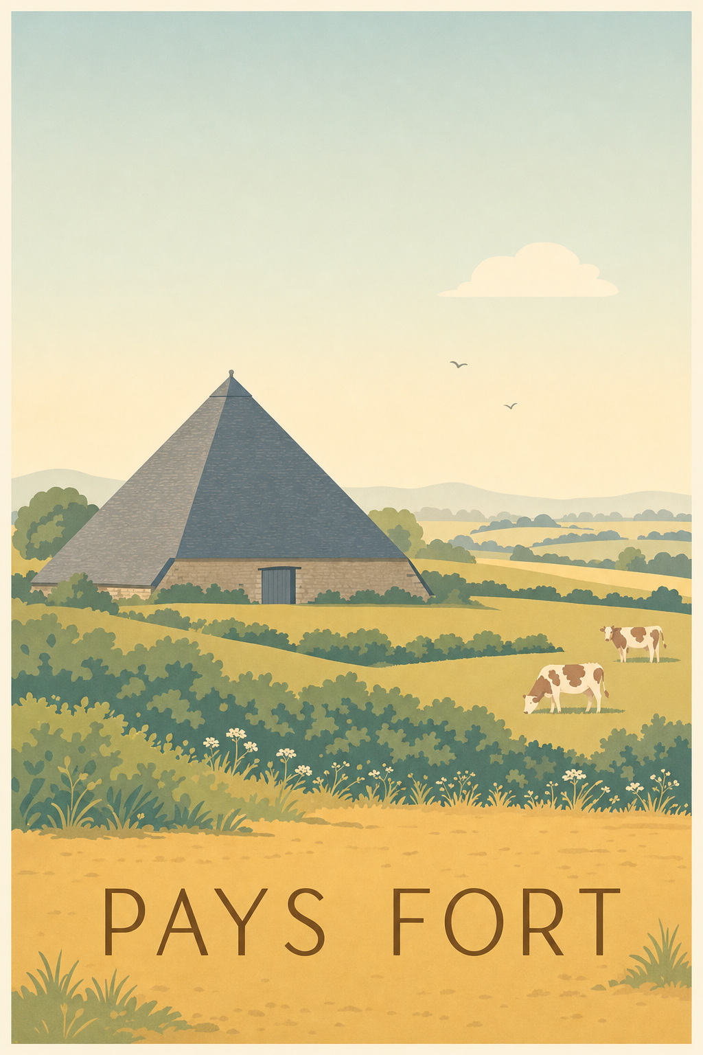 Affiche du Pays Fort - Poster d'Aubigny-sur-Nère
