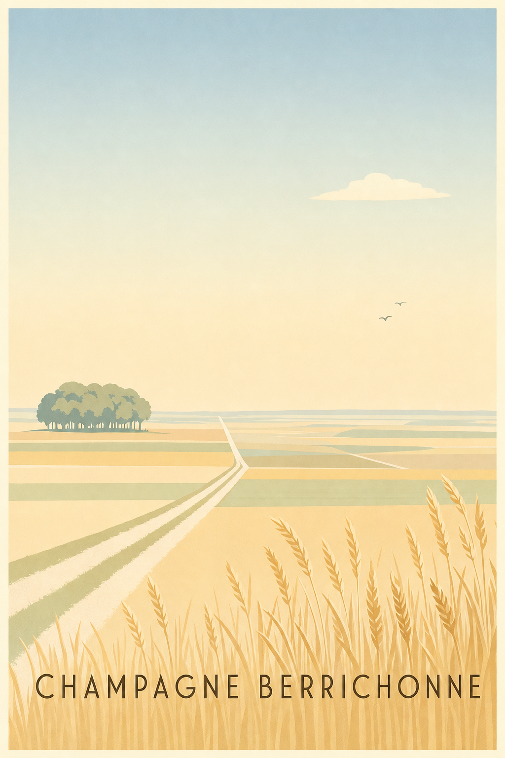 Affiche de la Champagne berrichonne - Poster d'Issoudun