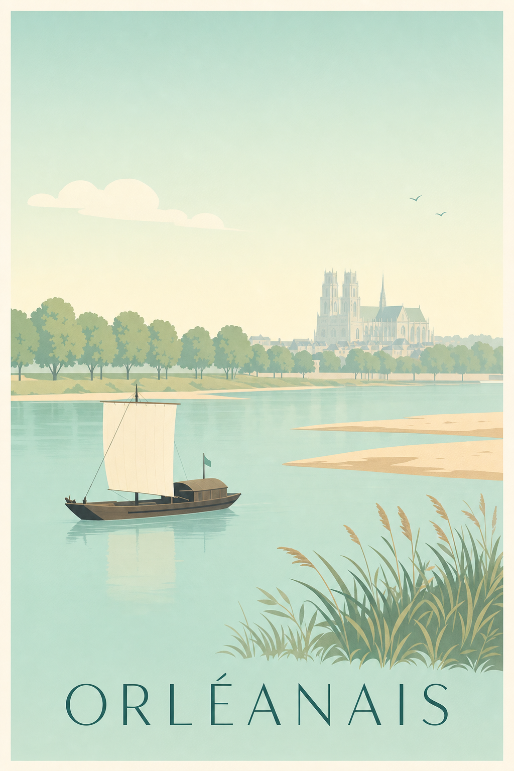 Affiche de l'Orléanais - Poster d'Orléans