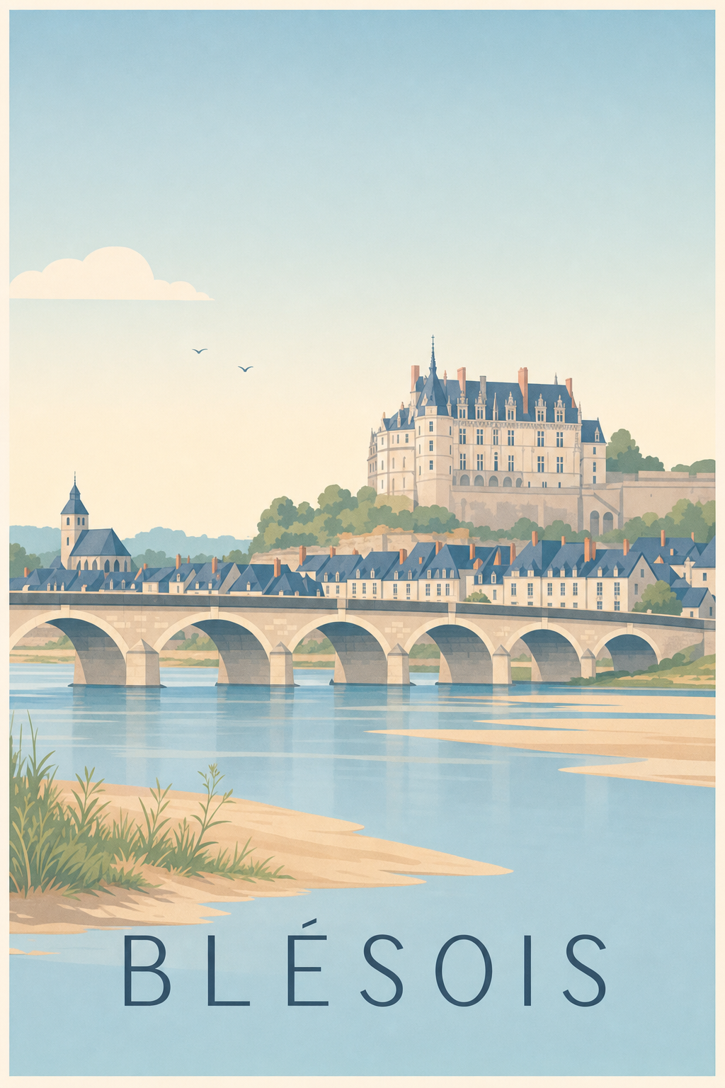 Affiche du Blésois - Poster de Blois