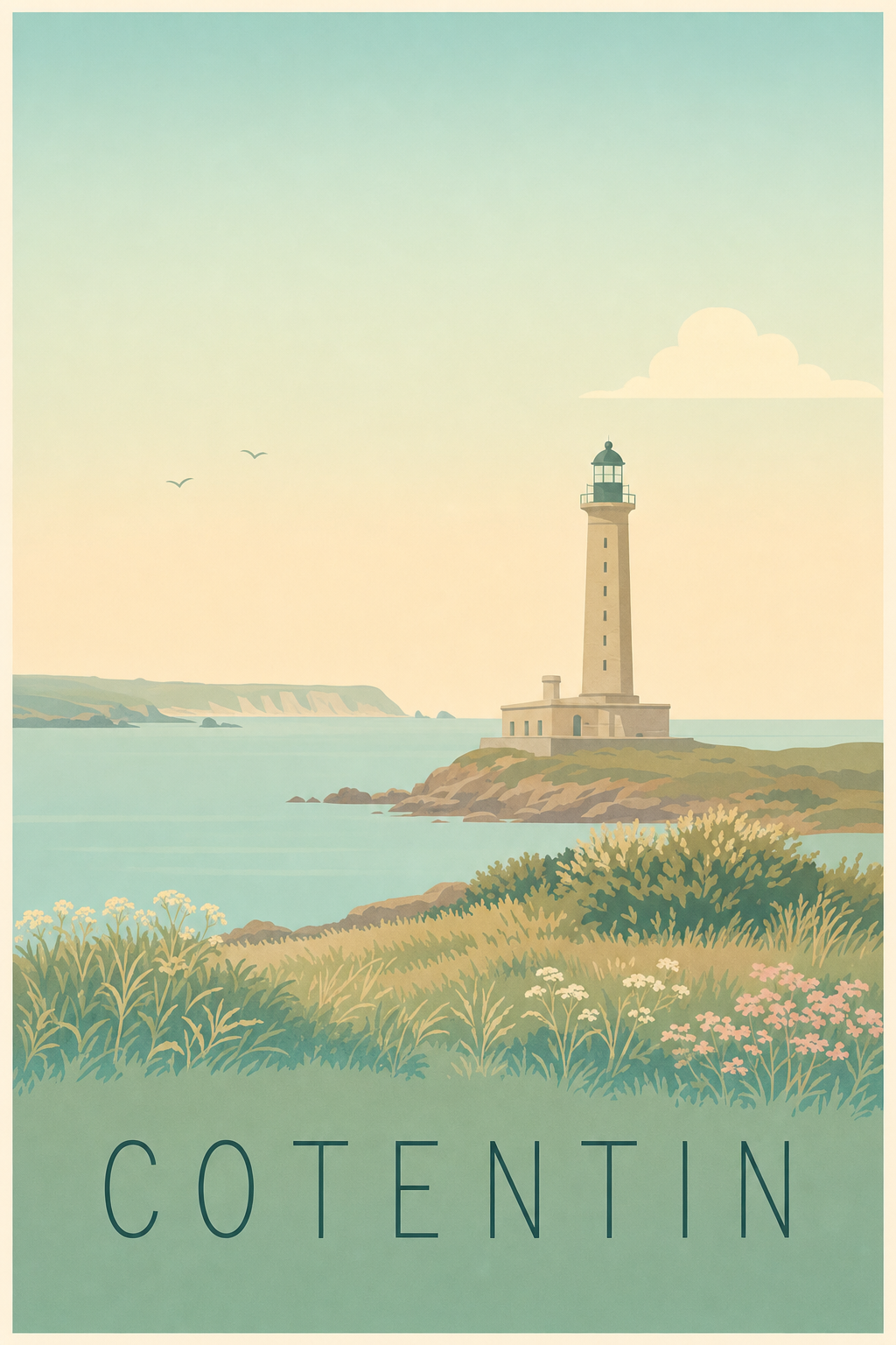 Affiche du Cotentin - Poster de la Manche