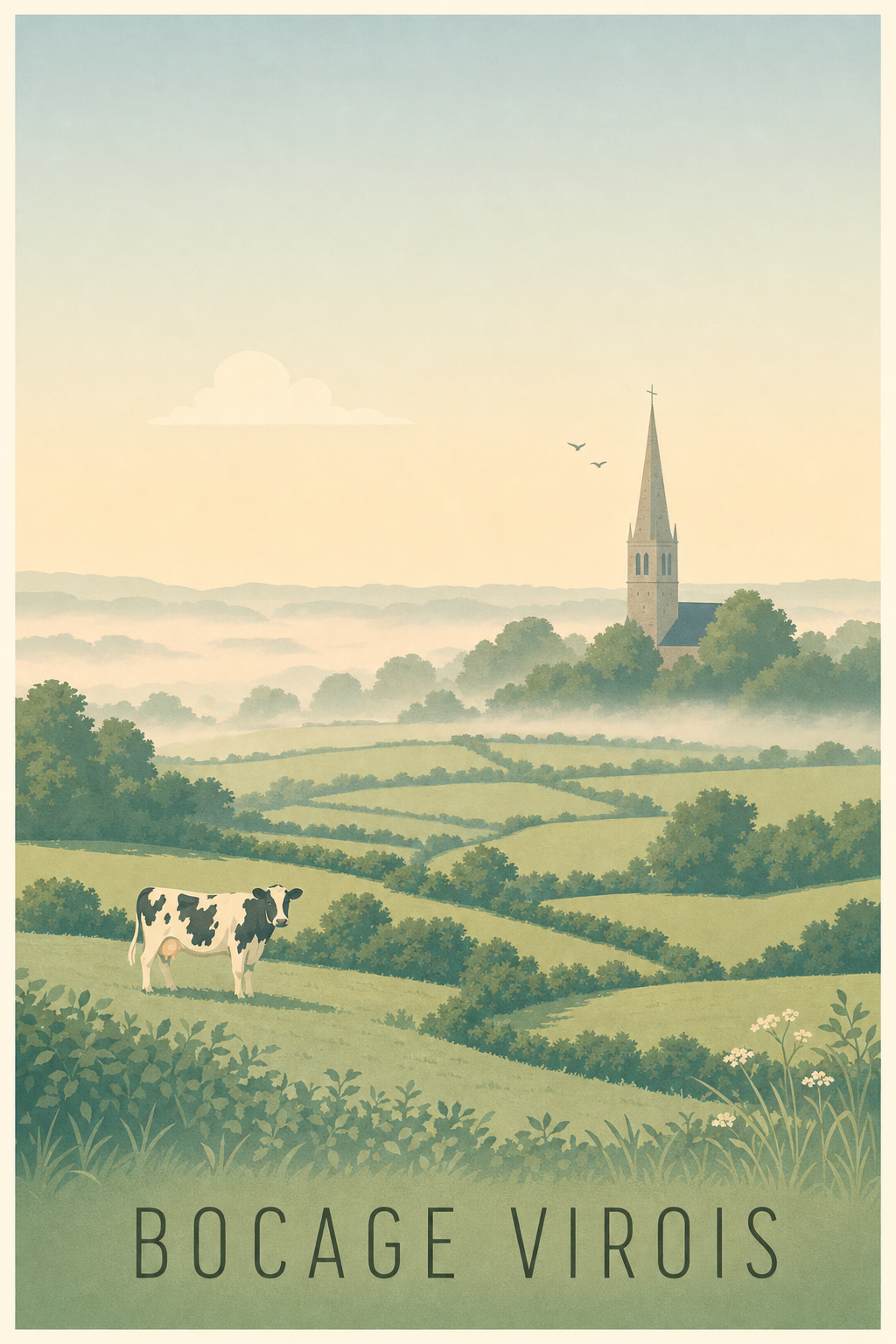 Affiche du Bocage virois - Poster de Vire