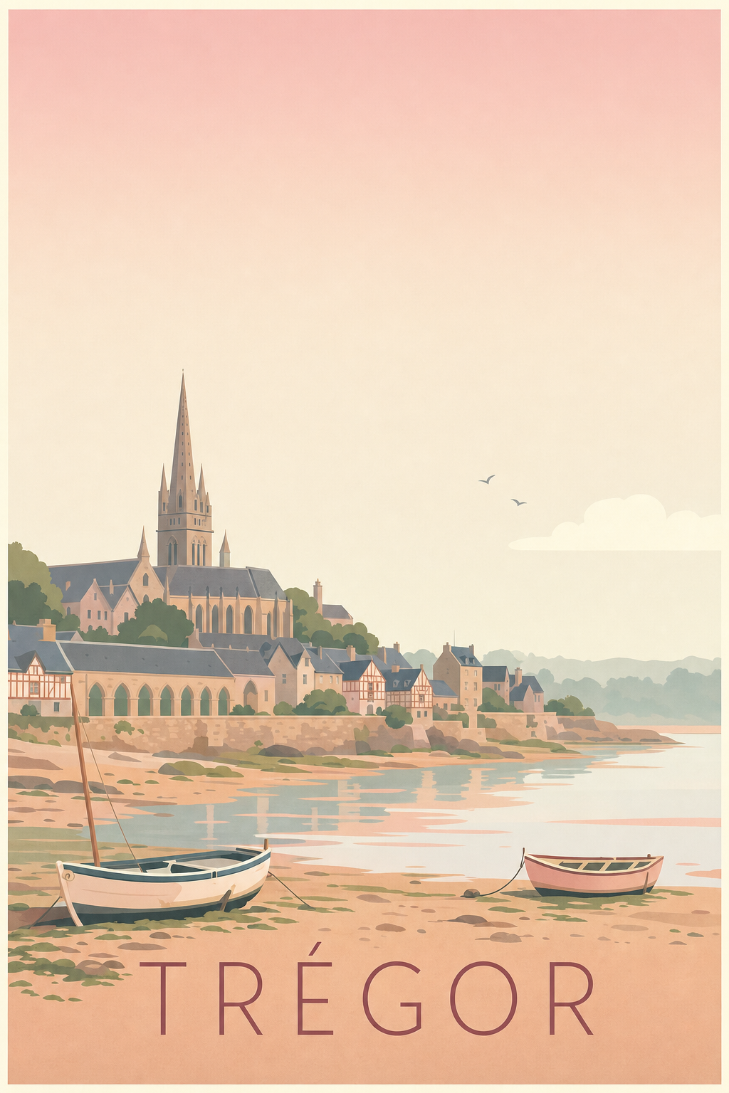 Affiche du Trégor - Poster de Tréguier