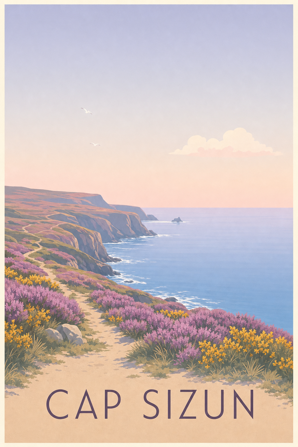 Affiche du Cap Sizun - Poster d'Audierne