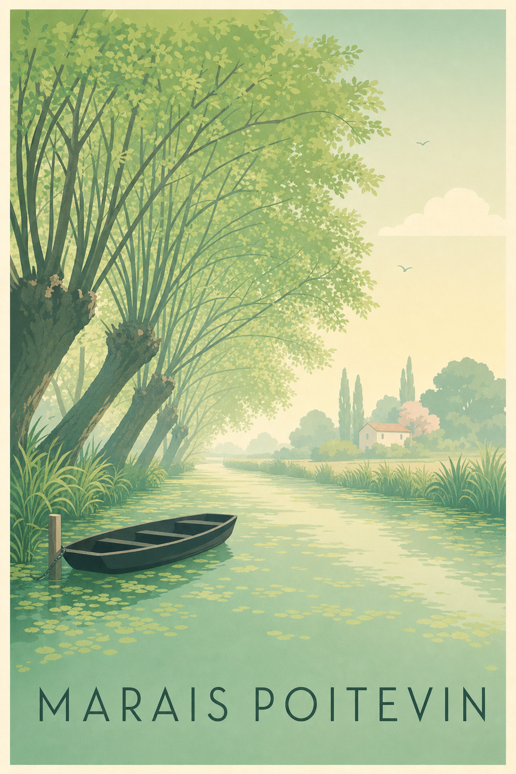 Affiche du Marais poitevin - Poster de la Venise verte