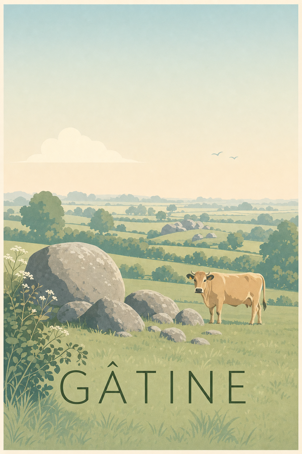 Affiche de la Gâtine - Poster de Parthenay