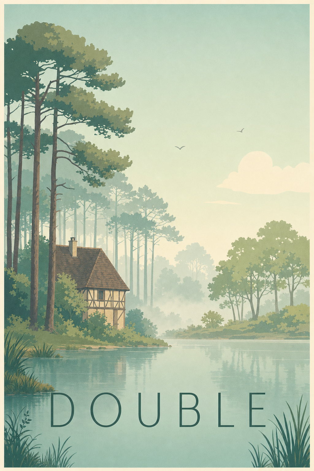 Affiche de la Double - Poster de Ribérac