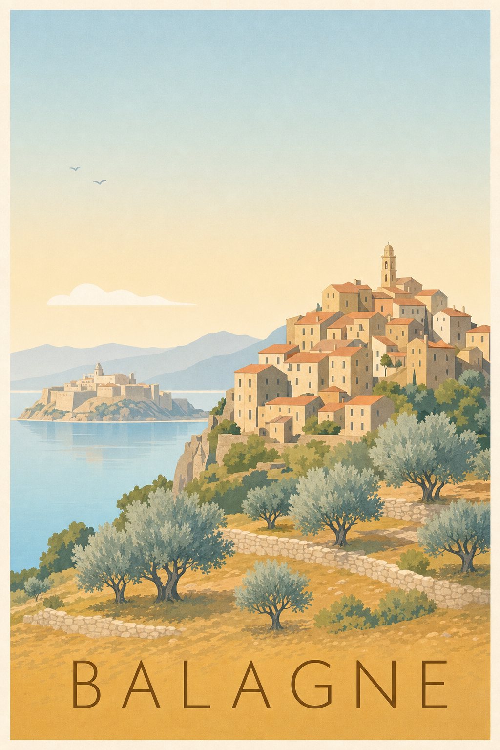Affiche de la Balagne - Poster de Calvi
