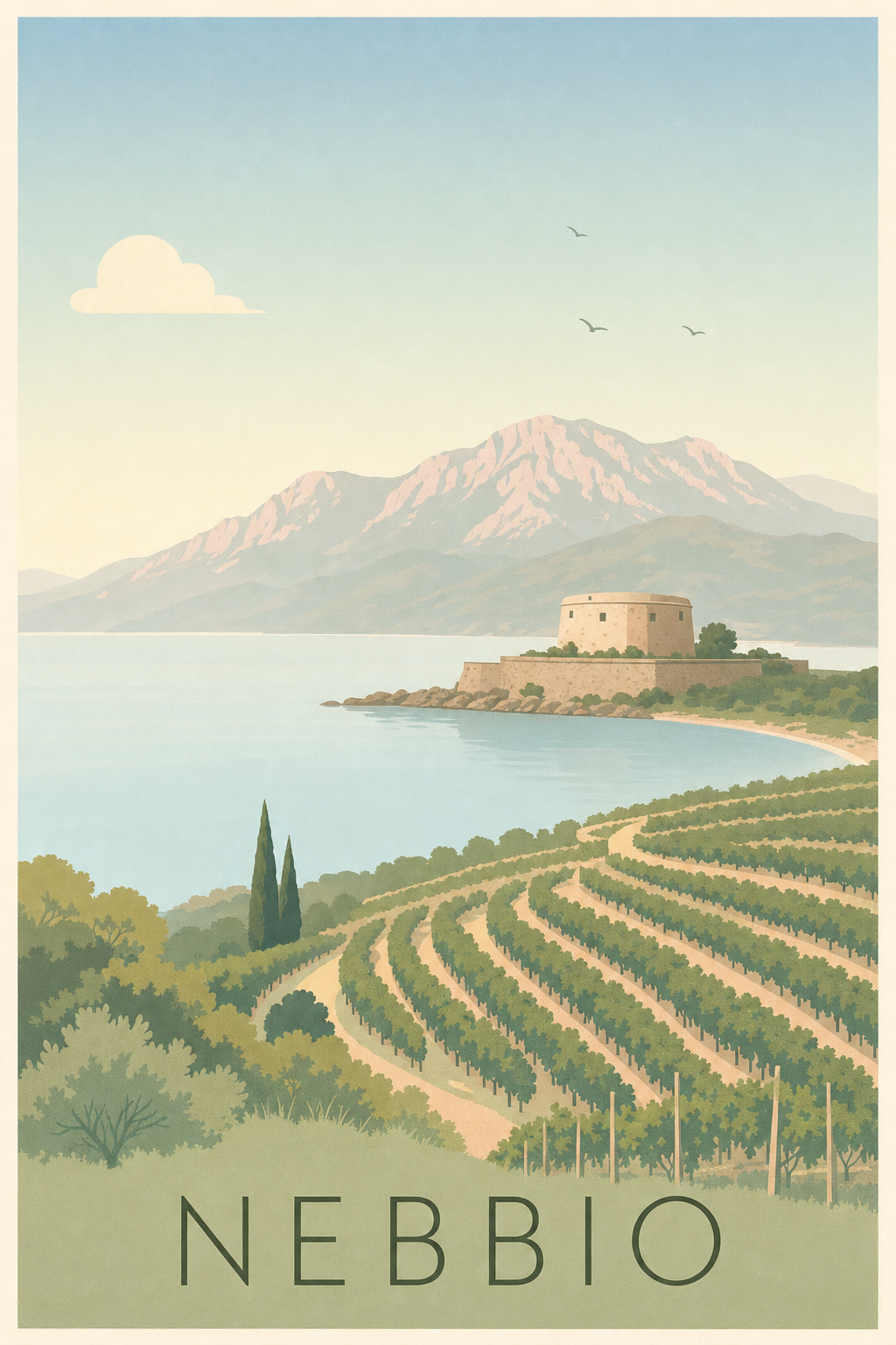 Affiche du Nebbio - Poster de Saint-Florent