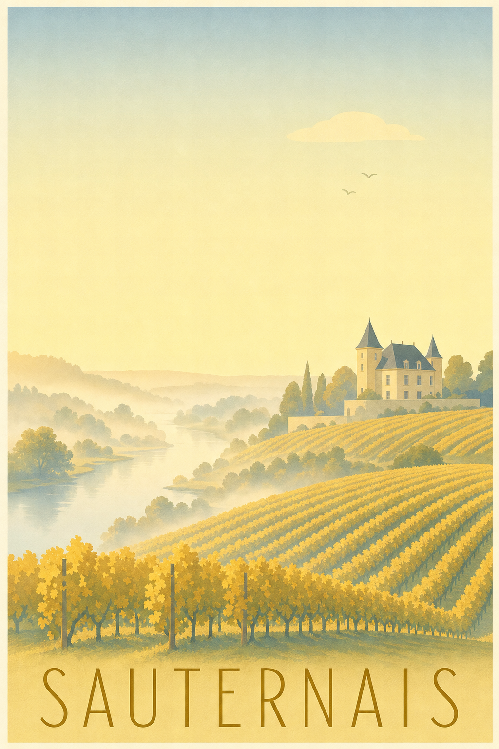 Affiche du Sauternais - Poster de Sauternes