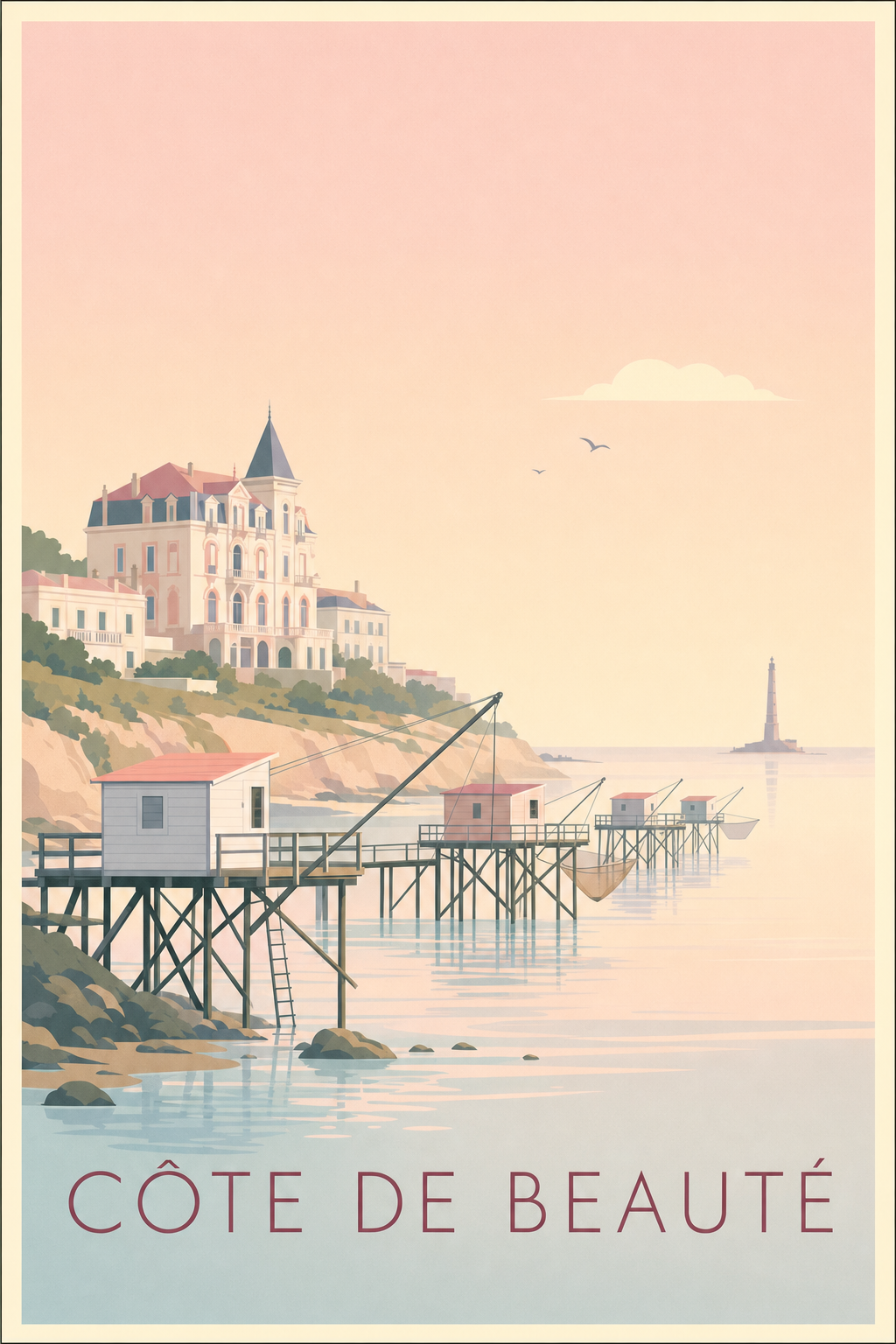 Affiche de la Côte de Beauté - Poster de Royan