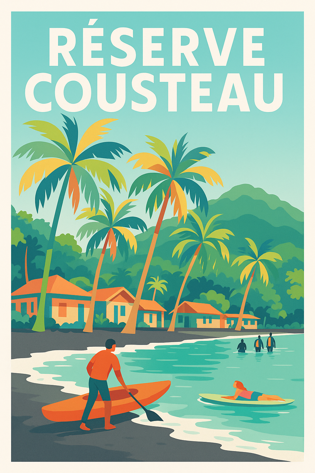 Affiche de Réserve Cousteau - Plongez au cœur du paradis guadeloupéen