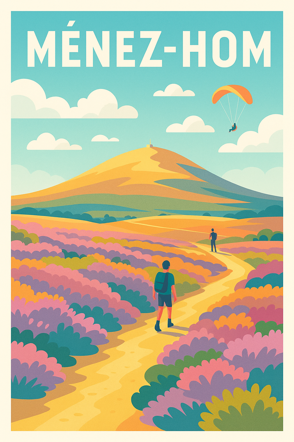 Affiche de Ménez-Hom - Le sommet de la Bretagne entre terre et mer
