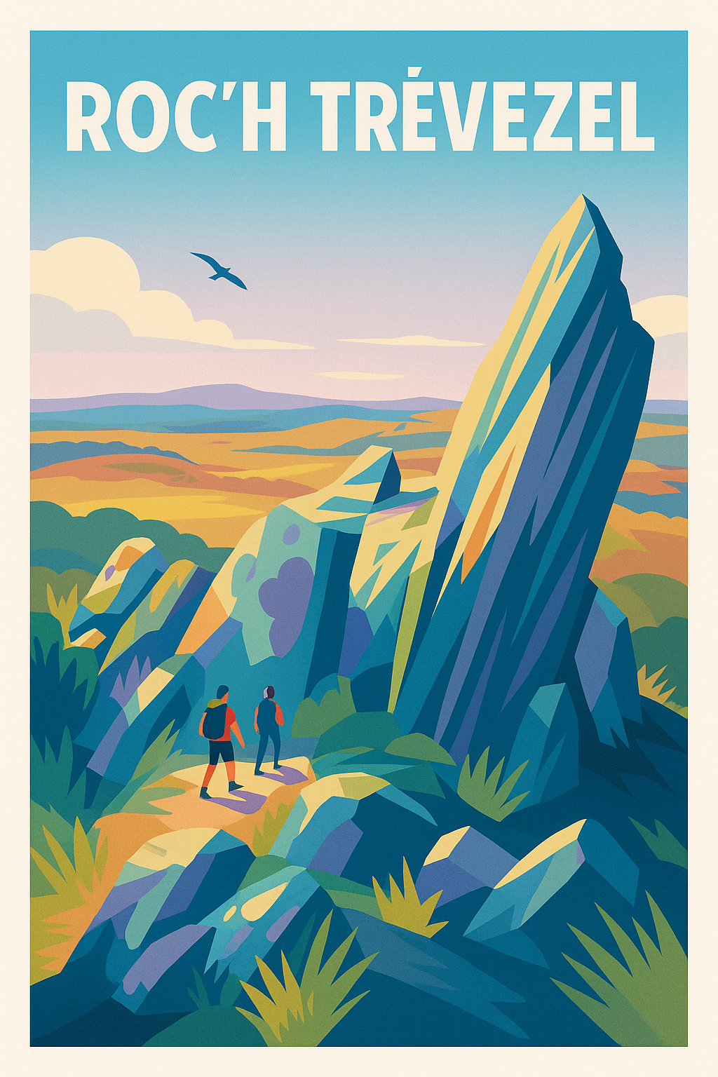 Affiche de Roc'h Trévezel - Le sommet sauvage des Monts d'Arrée