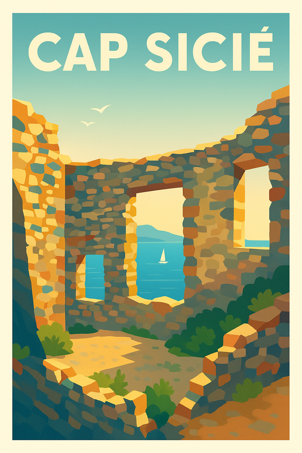 Affiche de Cap Sicié - L'éclat sauvage de la Méditerranée