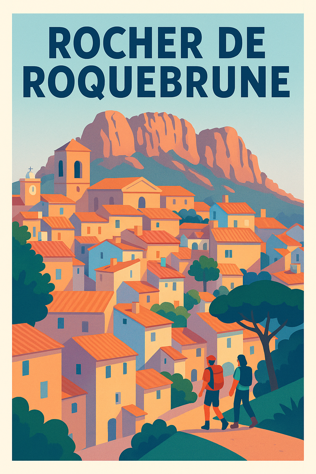 Affiche de Rocher de Roquebrune - L'éclat du Sud entre village et nature