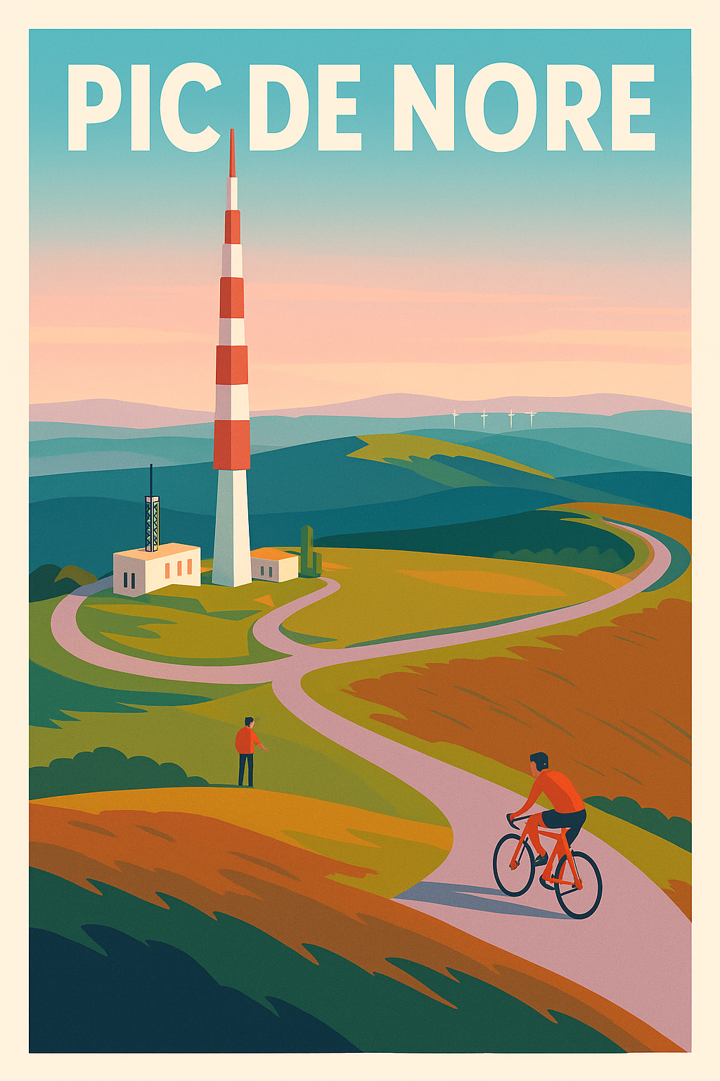Affiche de Pic de Nore - Le sommet emblématique de la Montagne Noire