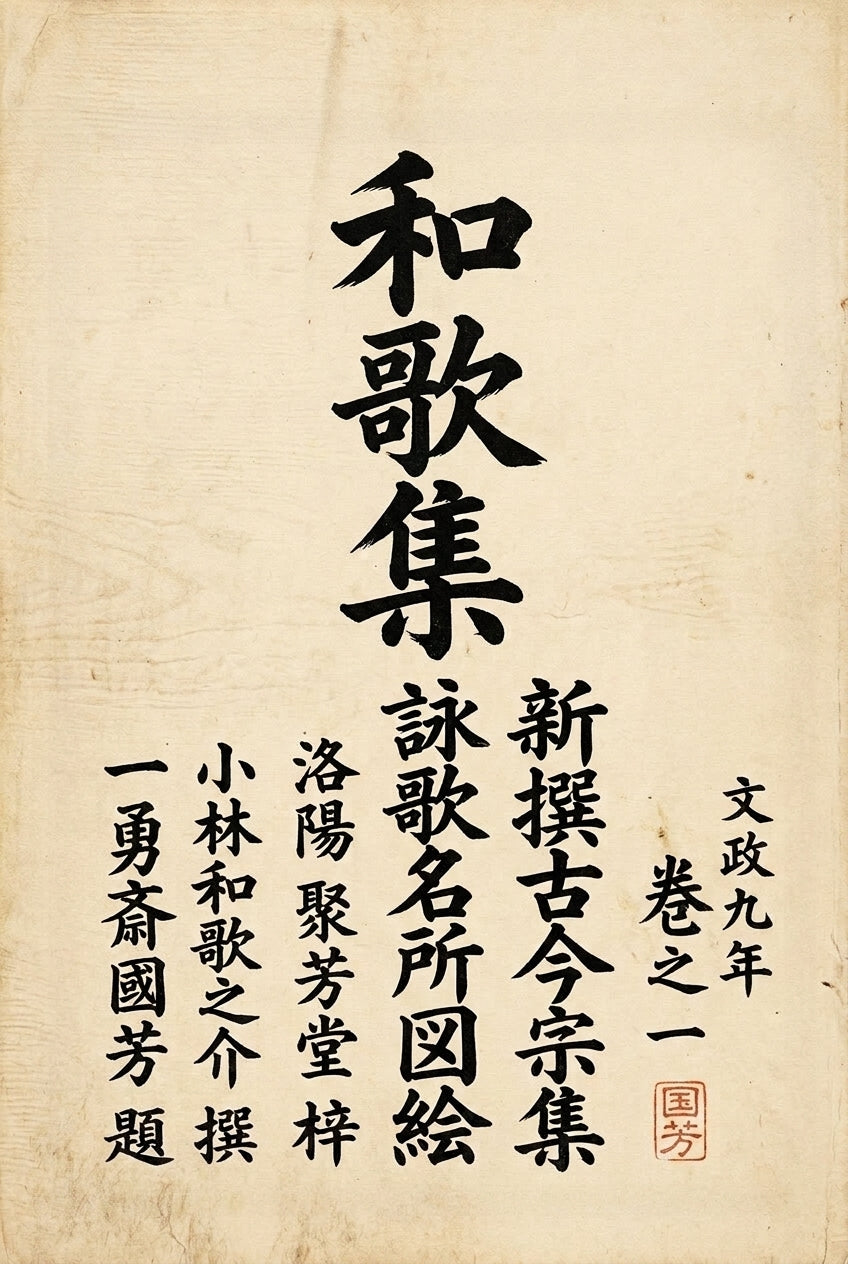Affiche de calligraphie japonaise, poster kanji noirs