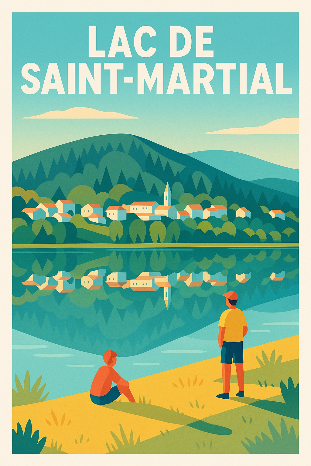 Affiche de Lac de Saint-Martial - Une parenthèse de sérénité en Ardèche