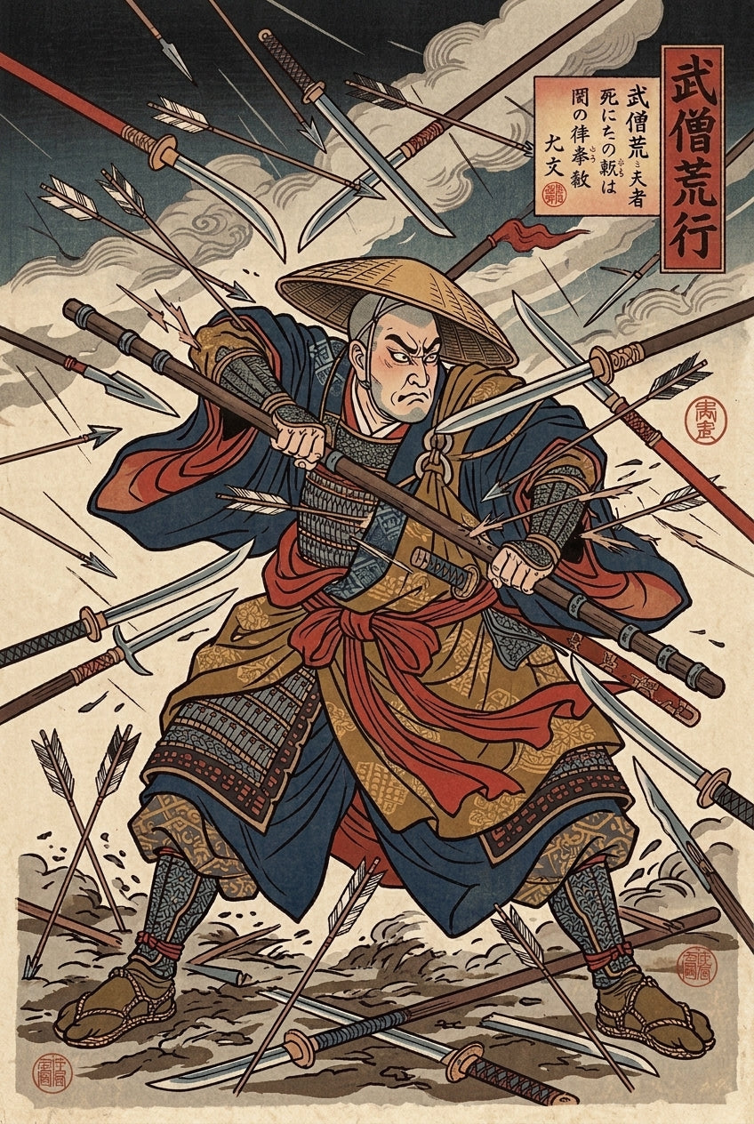 Affiche du Samouraï, poster guerrier japonais