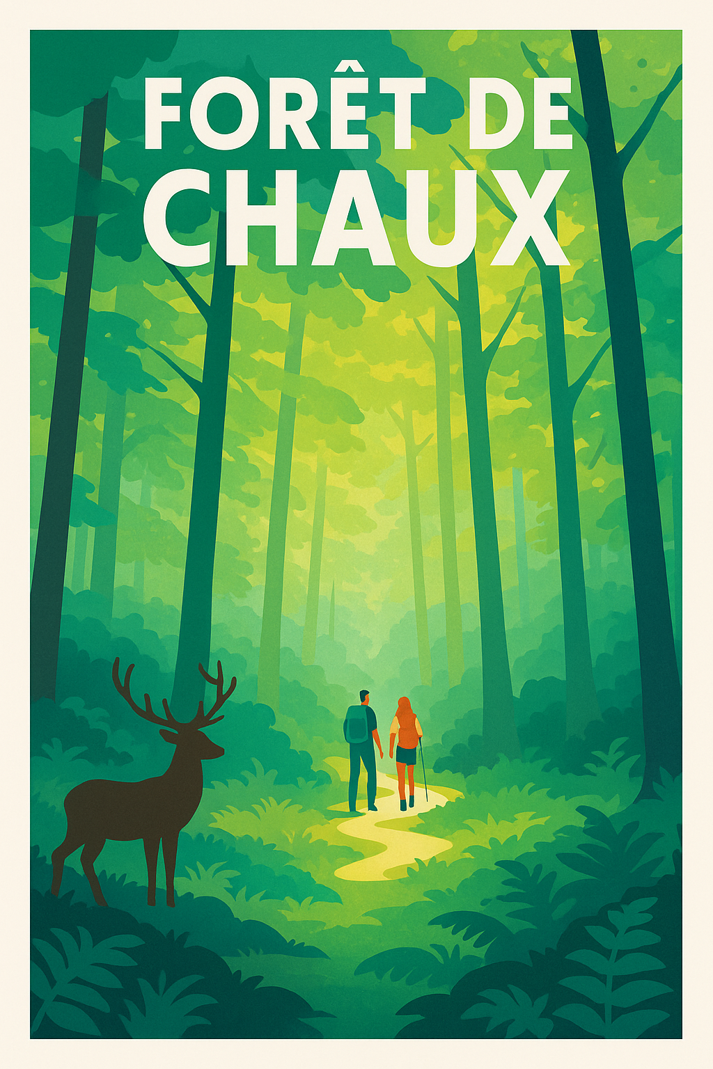Affiche de Forêt de Chaux - Une immersion sauvage au cœur du Jura