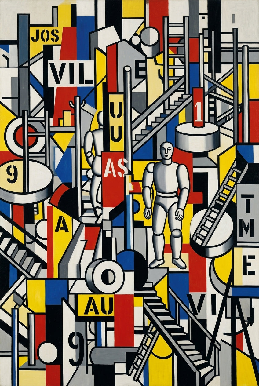 Affiche d'Art Contemporain, poster géométrique