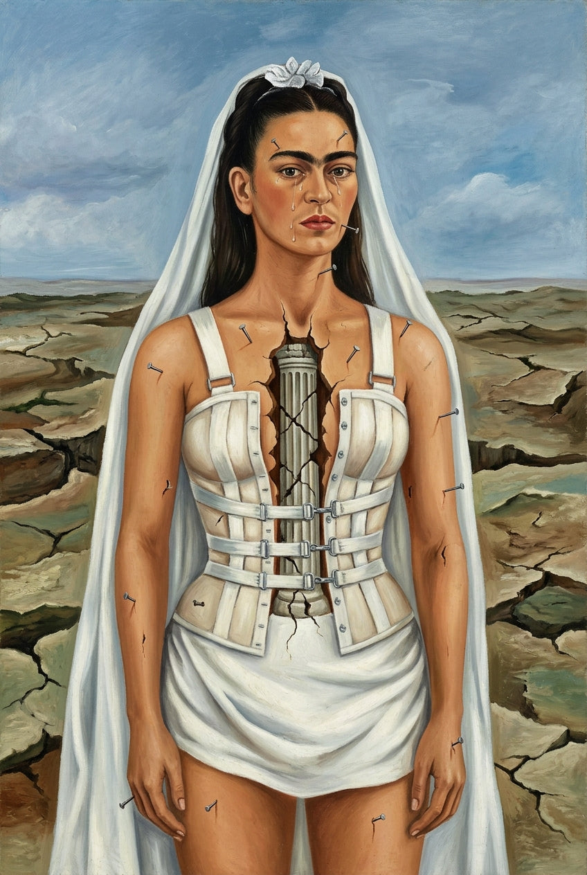 Affiche Frida Kahlo, poster La Colonne Brisée