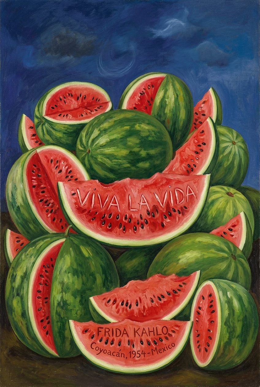 Affiche de Frida Kahlo, poster Viva la Vida