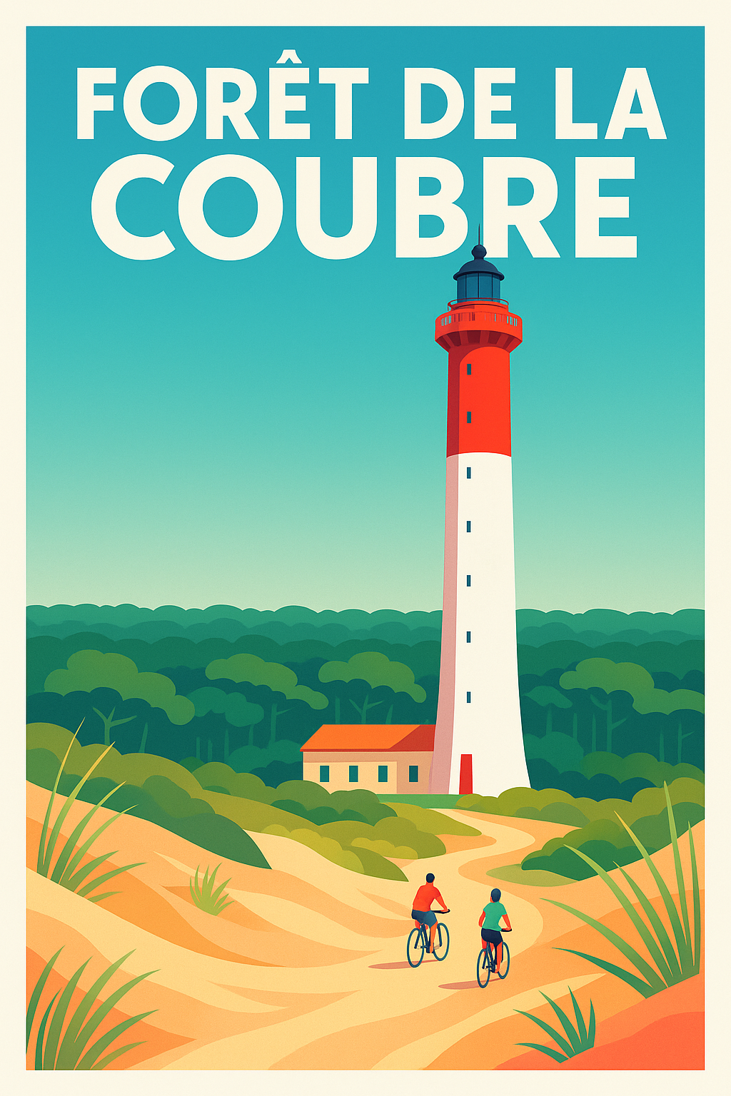 Affiche de Forêt de la Coubre - L'évasion entre pins et océan