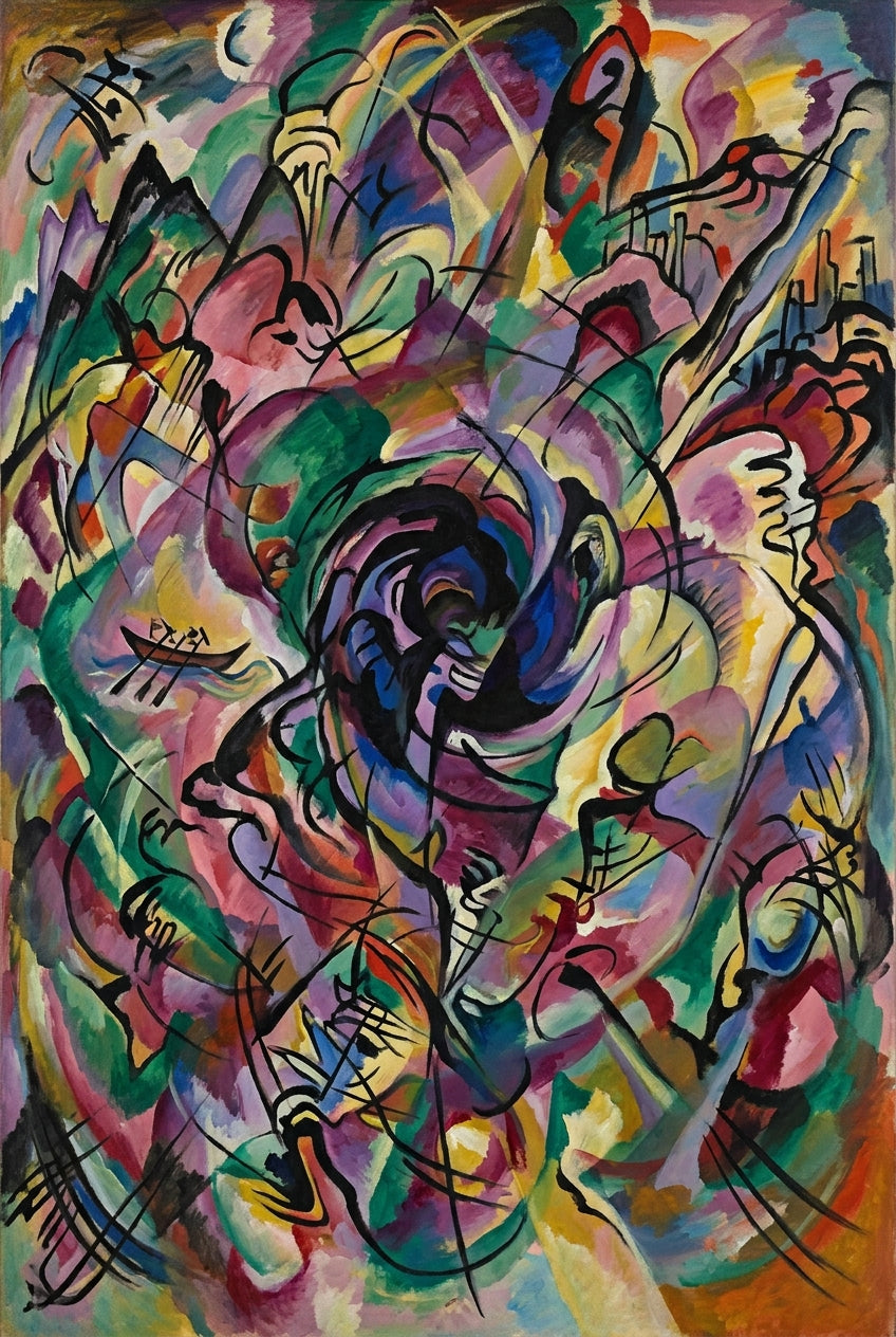 Affiche Kandinsky, poster Composition VI