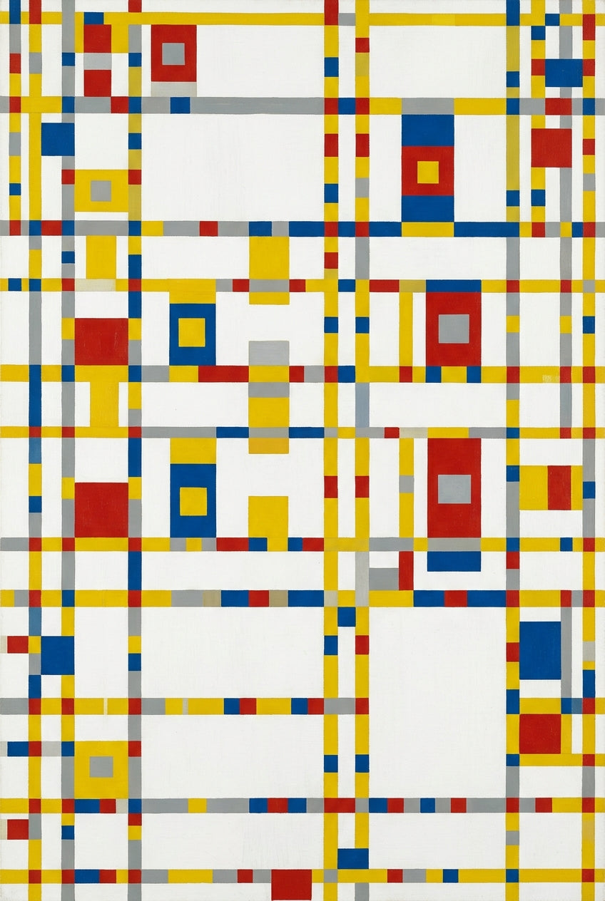 Poster de Broadway Boogie Woogie, Piet Mondrian