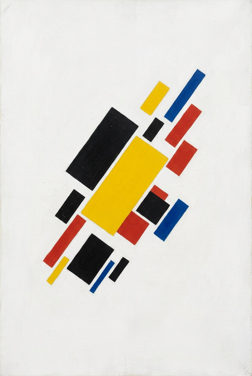 Affiche d'Art Abstrait, poster formes géométriques