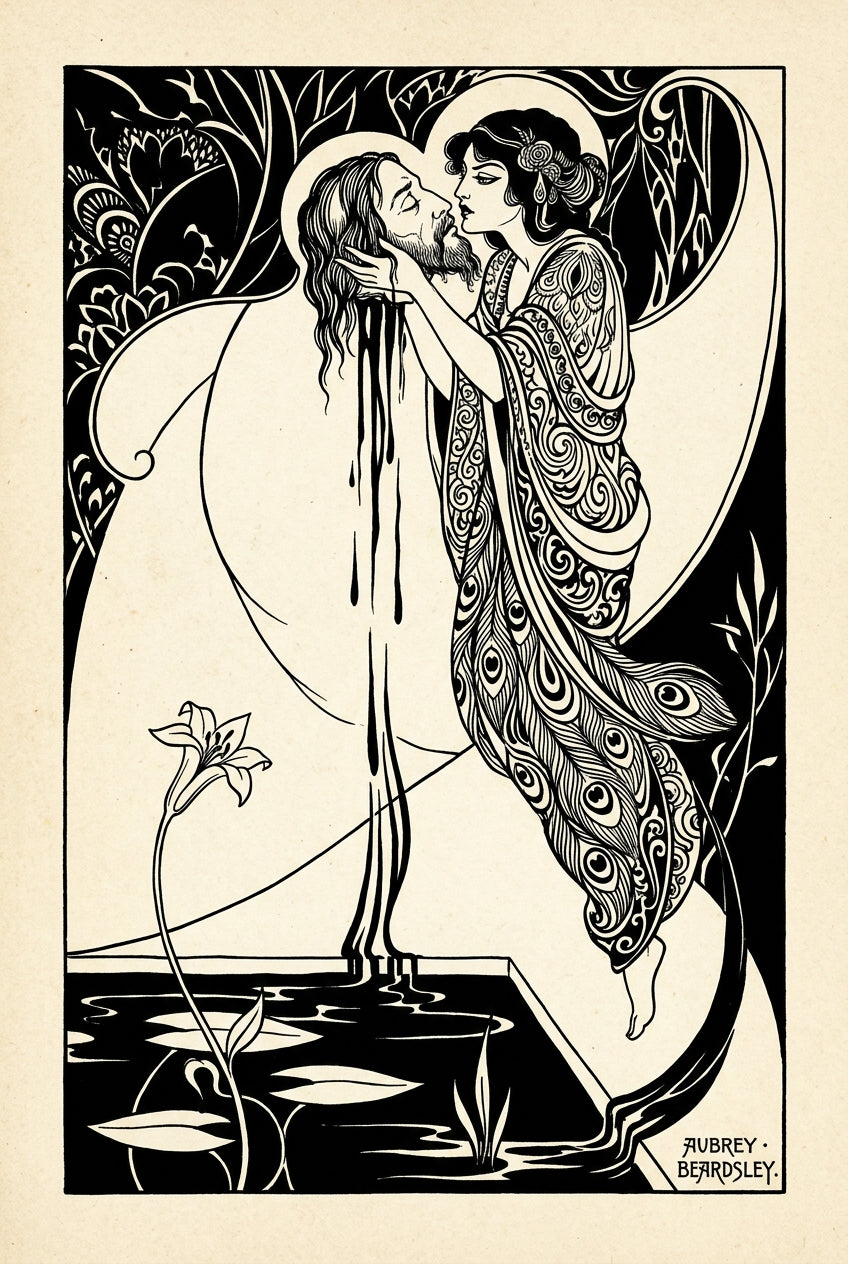 Affiche de Salomé, poster Art Nouveau