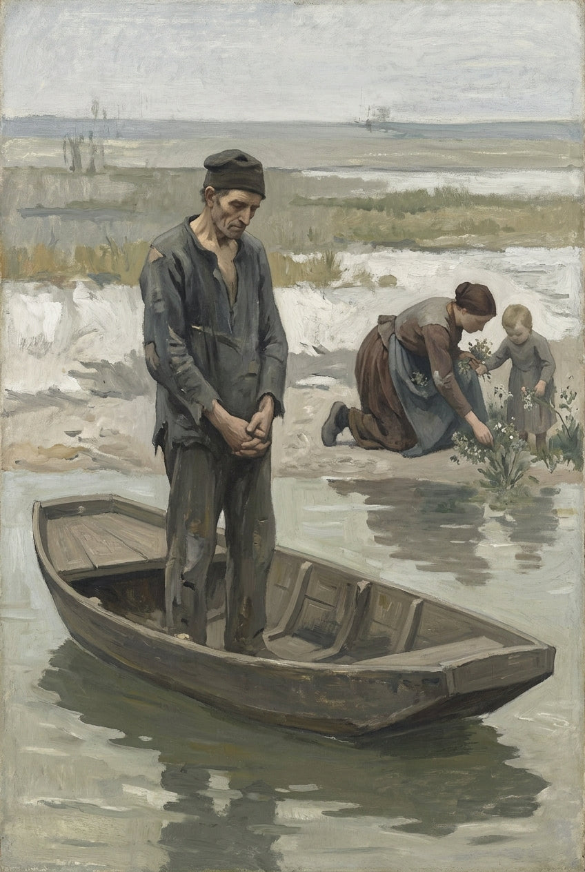 Affiche Le Pauvre Pêcheur, poster art contemporain