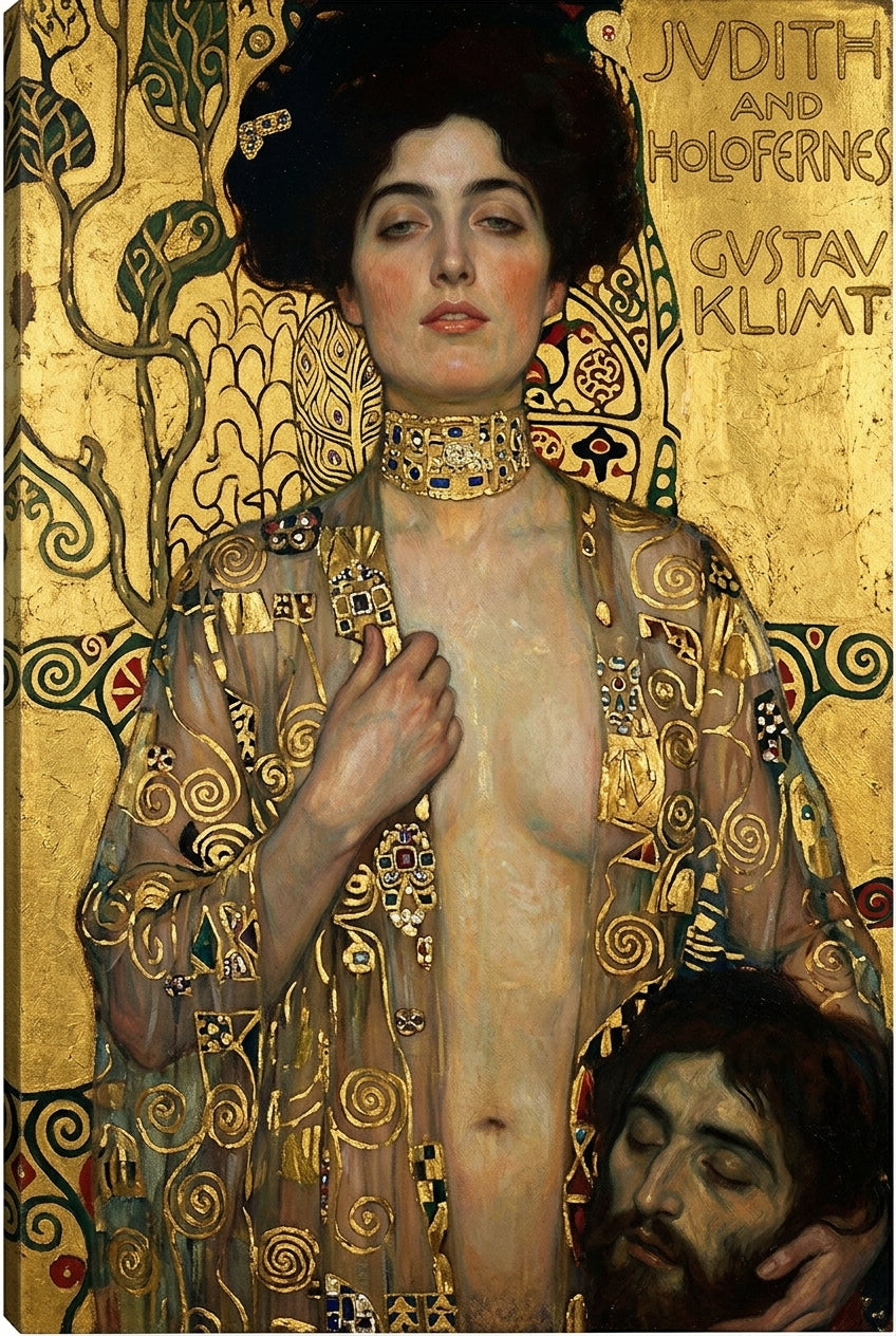 Affiche Judith de Klimt, poster art contemporain