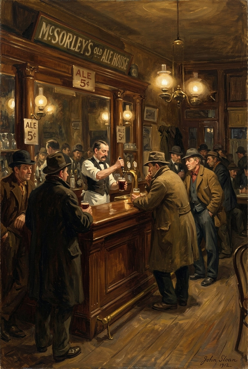 Affiche de McSorley's Bar, poster vintage
