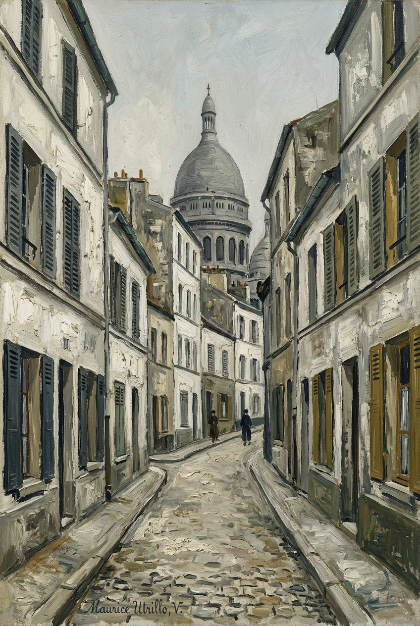Affiche de Montmartre, poster Sacré-Cœur