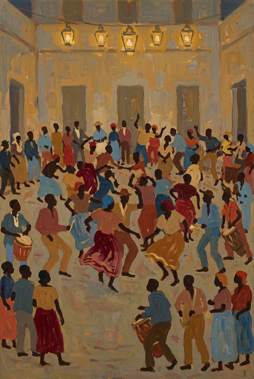 Affiche de Danse brésilienne, poster art contemporain