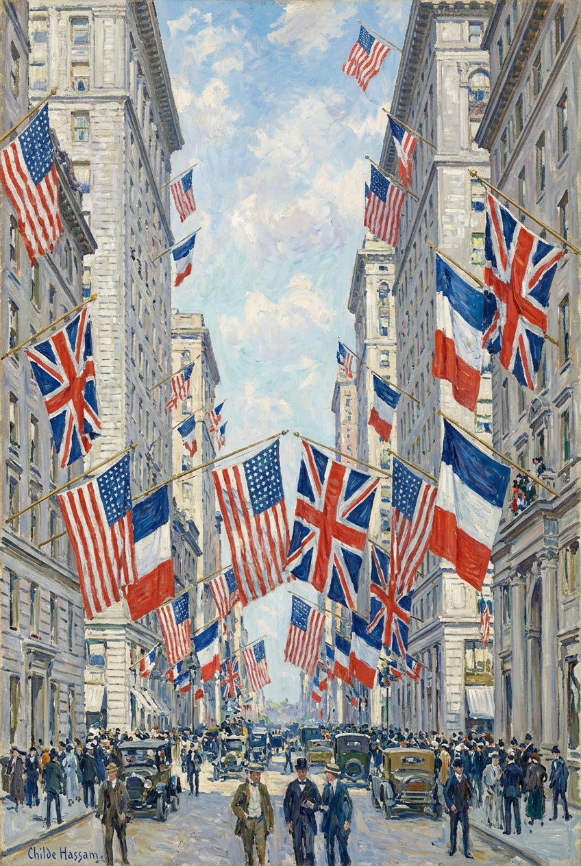 Affiche de la Cinquième Avenue, poster New York