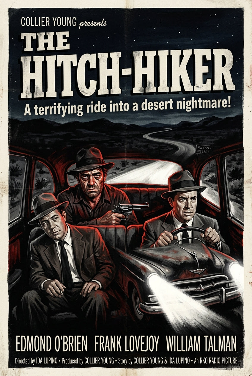 Affiche The Hitch-Hiker, poster film noir