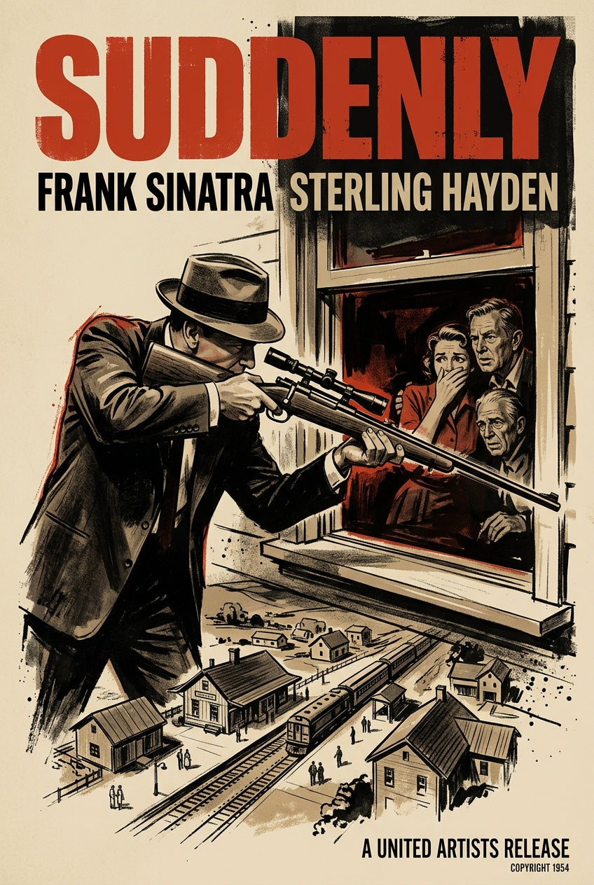 Affiche de film Suddenly, poster Frank Sinatra