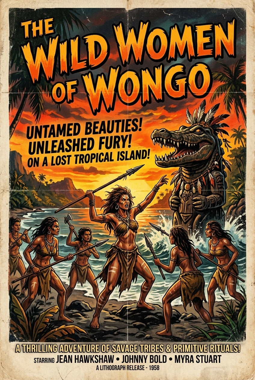 The Wild Women of Wongo (1958)