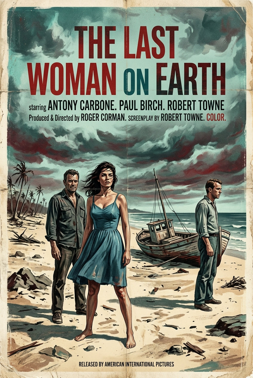 Affiche The Last Woman on Earth, poster de film
