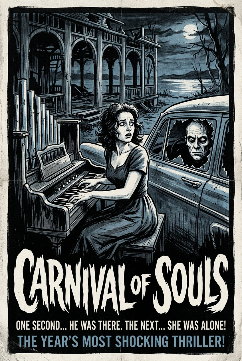 Affiche Carnival of Souls, poster film culte