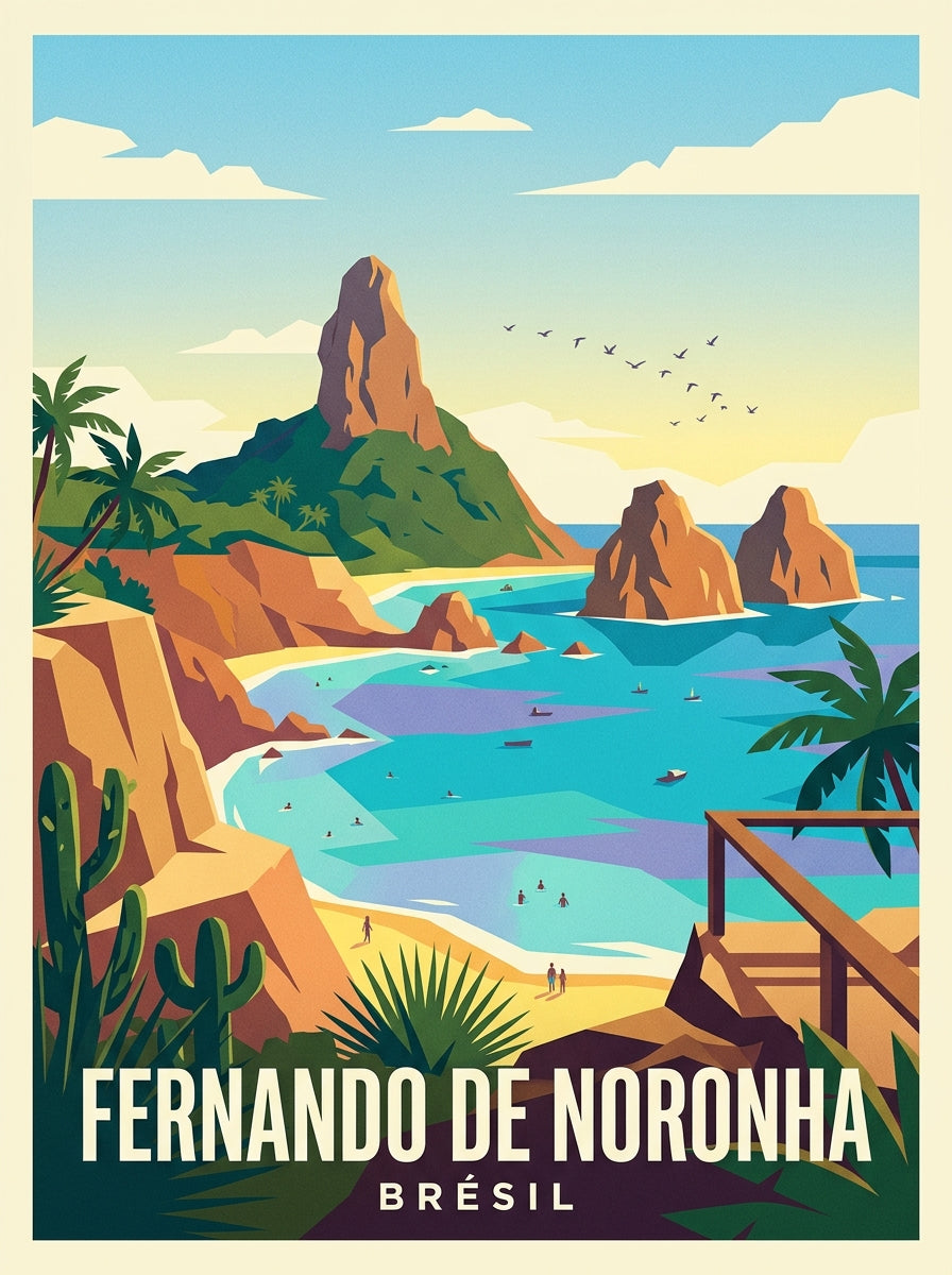 Affiche Fernando de Noronha, poster paysage | Afich